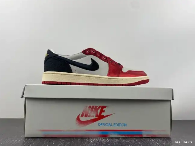 Kicked Out Shoe Store x Away Trophy Room Air OG Low Jordan FN0432-100 1 0615